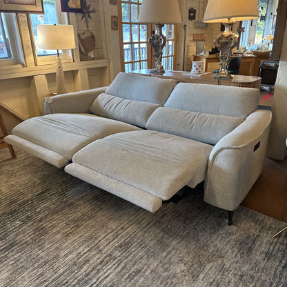 Cream 2 Seater Reclining Sofa