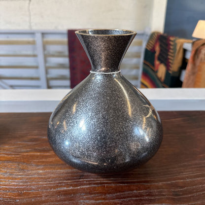 Brass Vase w/ Cranes