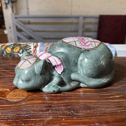 Sleeping Cat Sculpture
