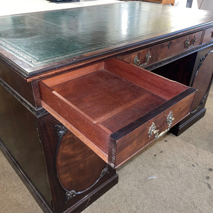 Mahogany John A Colby & Sons Partners Desk