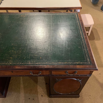Mahogany John A Colby & Sons Partners Desk