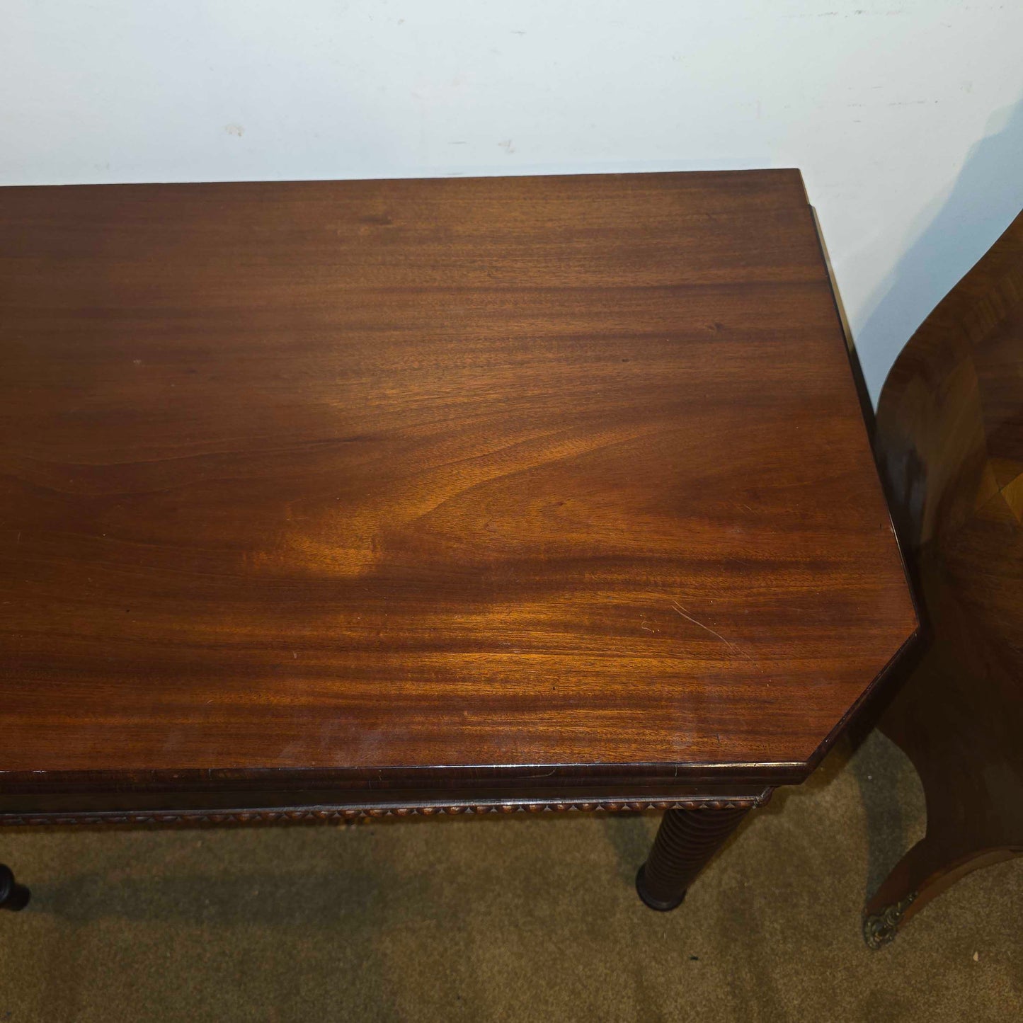Mahogany Flip Top Card Table