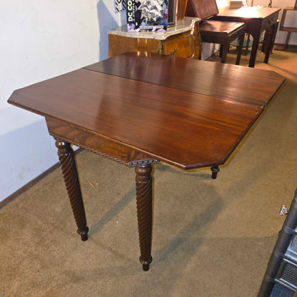 Mahogany Flip Top Card Table