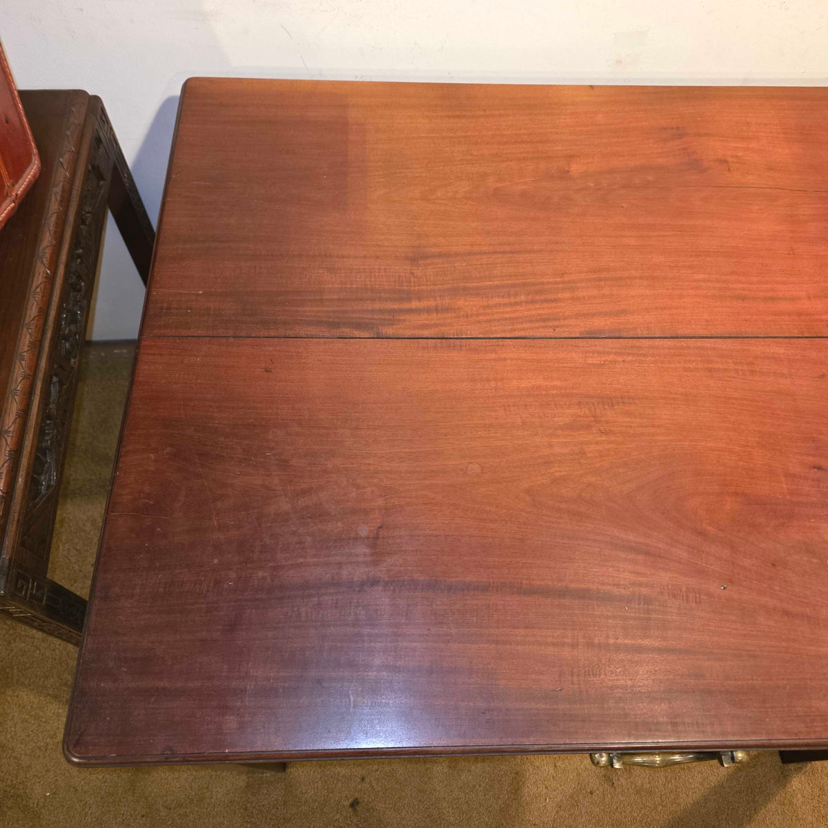 Mahogany Sliding Writing Desk