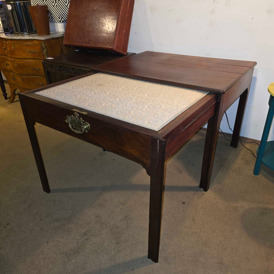 Mahogany Sliding Writing Desk