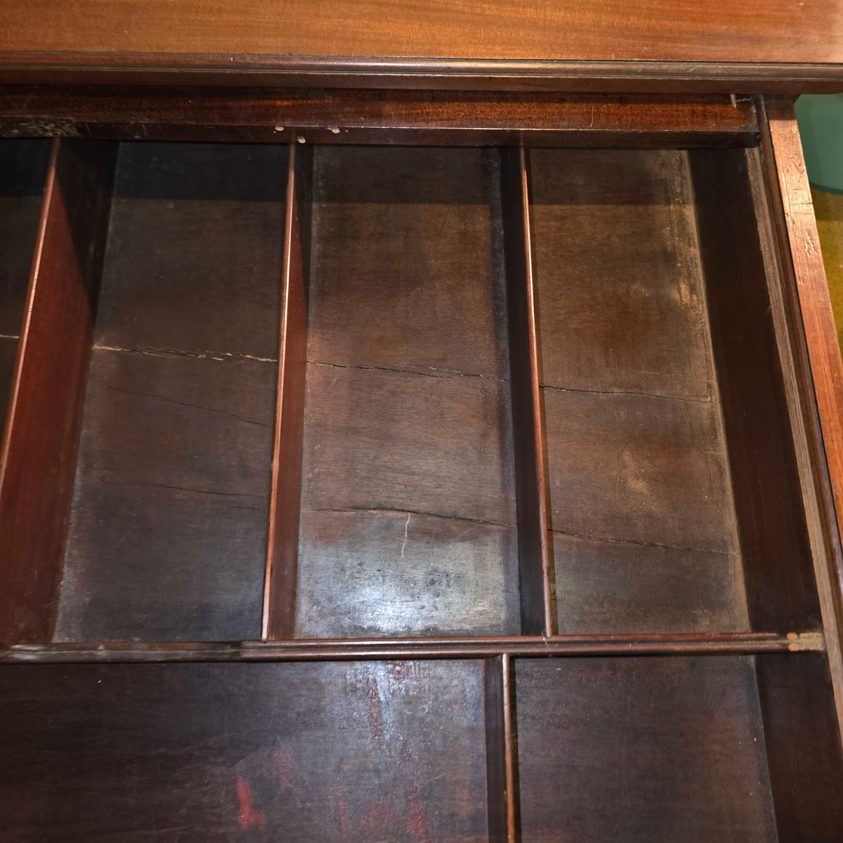 Mahogany Sliding Writing Desk