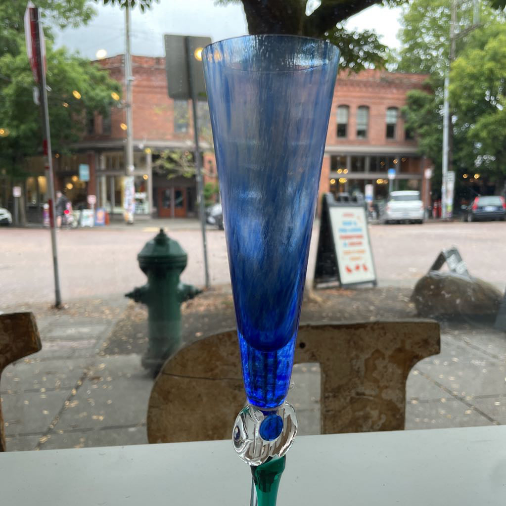 Colorful Champagne Flute set of 6