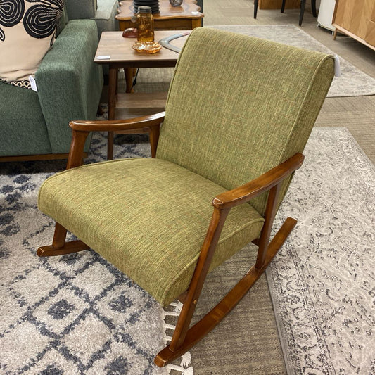 Guacamole Tweed MCM Style Rocker (AS IS)
