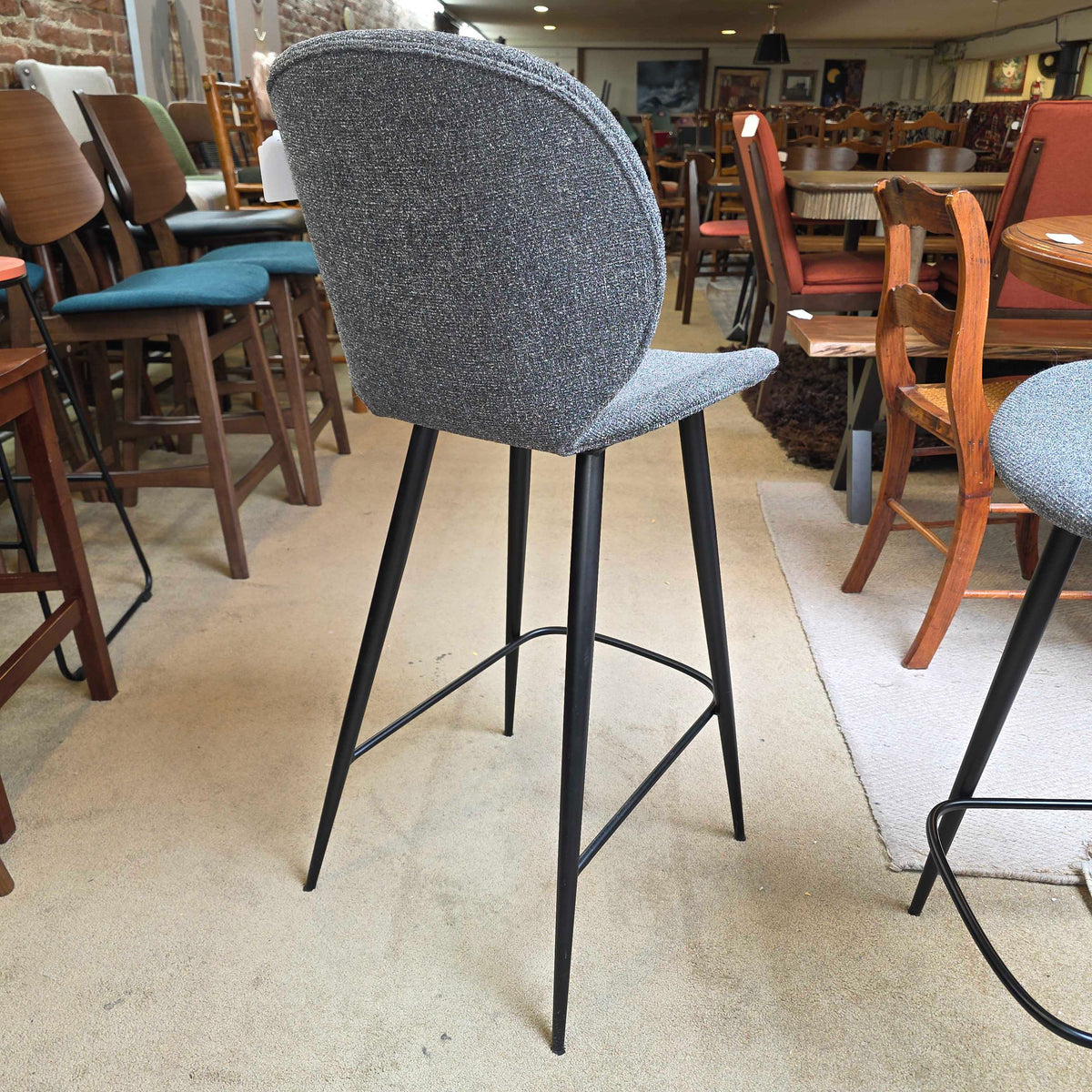 Room & Board Gray Counter Stools Set of 4