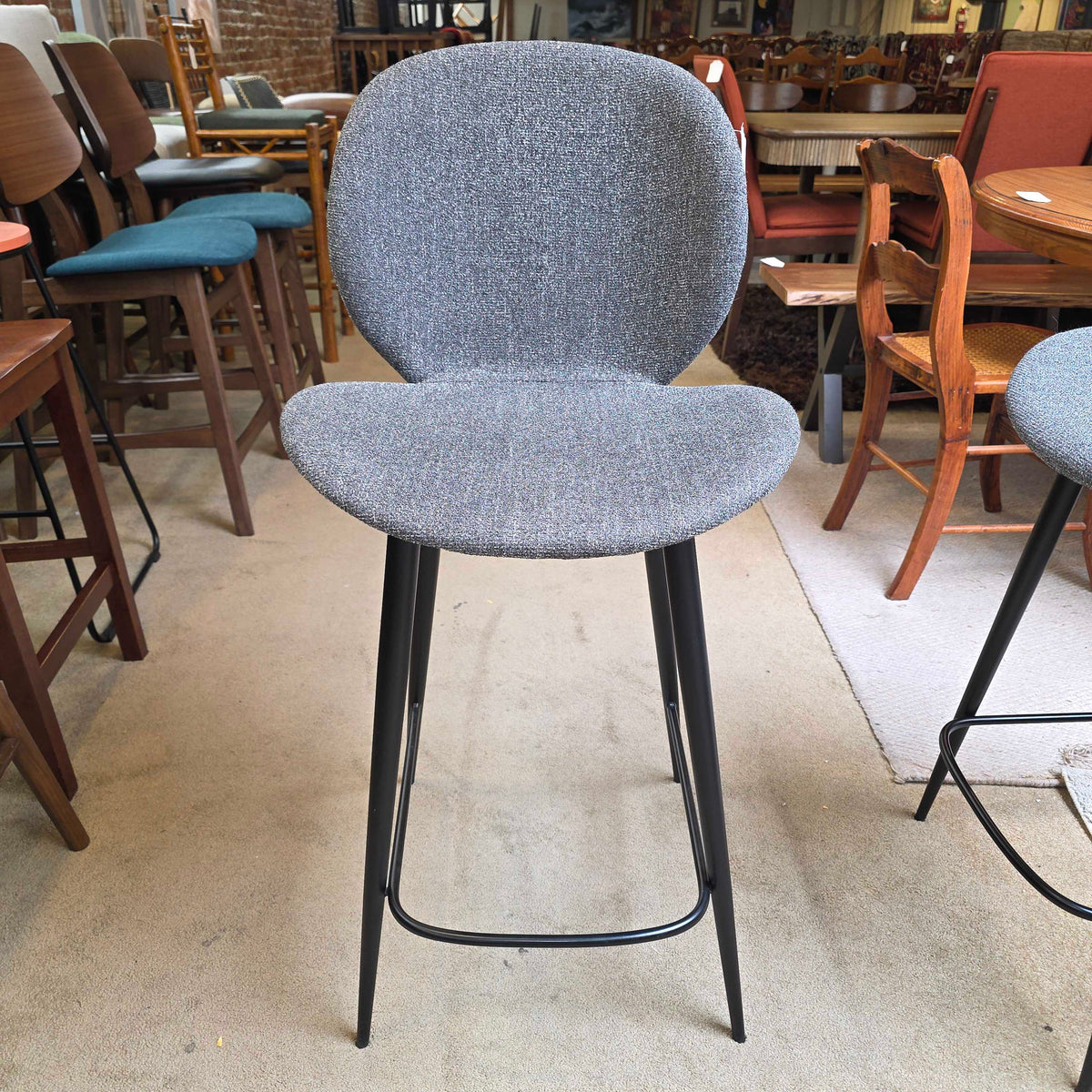Room & Board Gray Counter Stools Set of 4