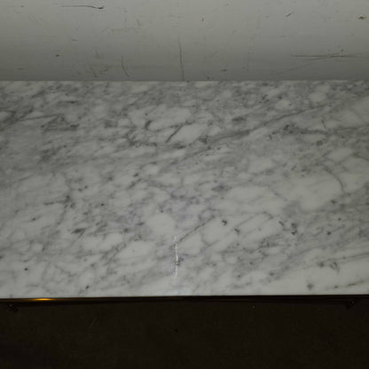 Marble Top Console Table w/ Gold Base