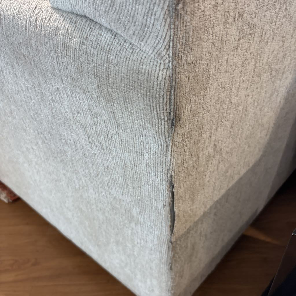 Cream 3 Seat Sofa (AS IS)
