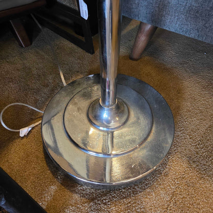 Chrome Triple Hanging Jeweled Floor Lamp