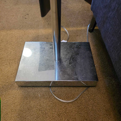 Triple Acrylic Square and Chrome Floor Lamp