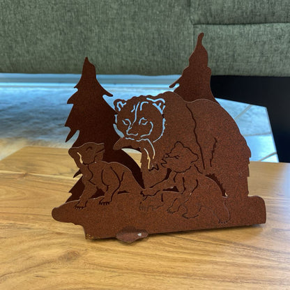 Mama Bear w/Cubs Mail Holder