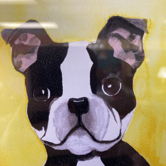 Signed & Numbered Boston Terrier Framed Art