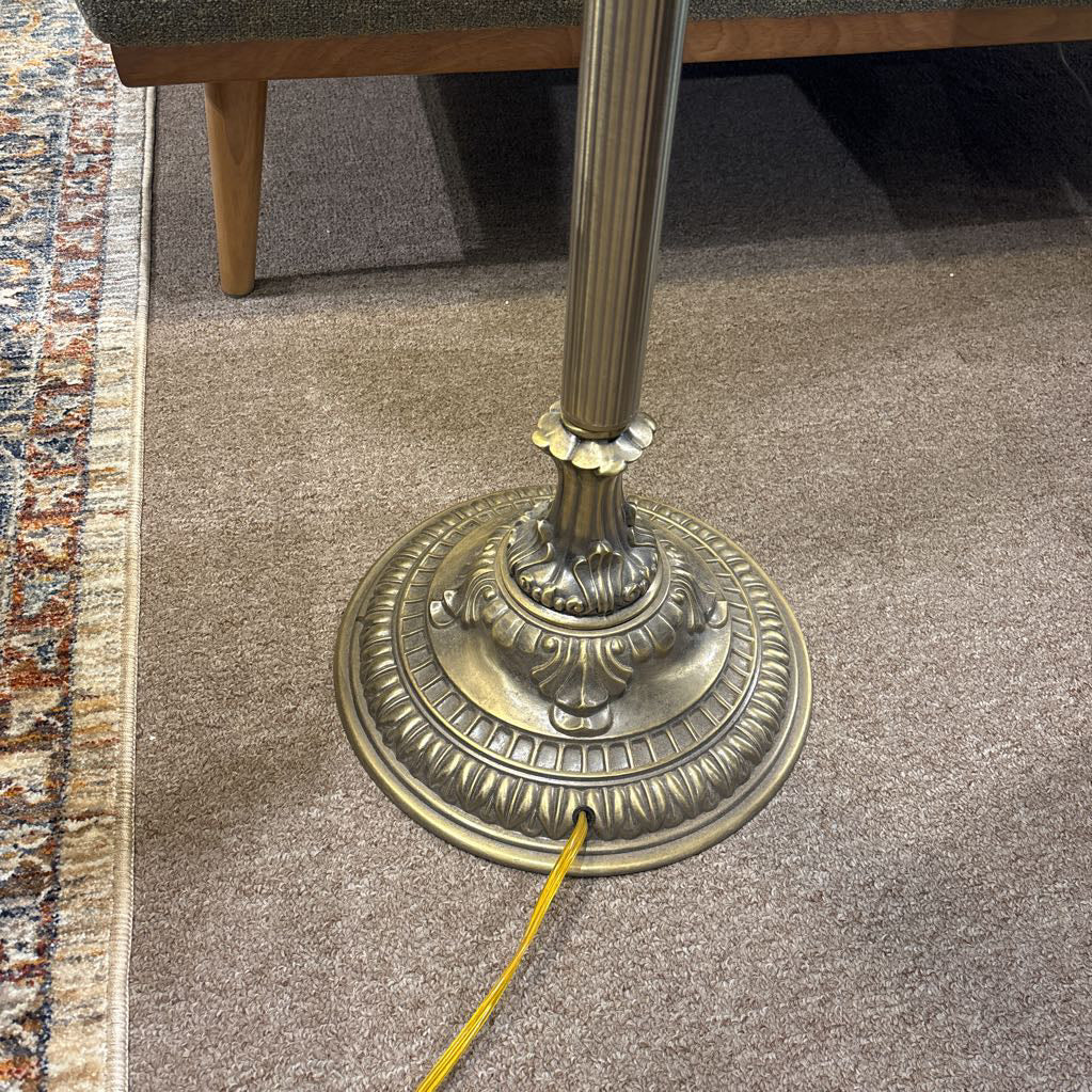 Vintage Brass Floor Lamp