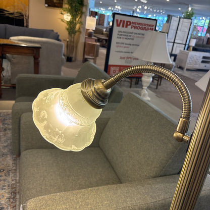 Vintage Brass Floor Lamp