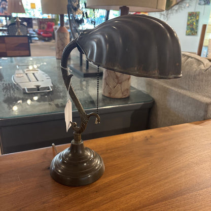 19th Century Clam Desk Lamp