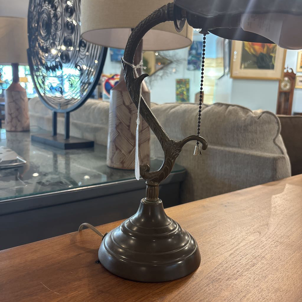 19th Century Clam Desk Lamp