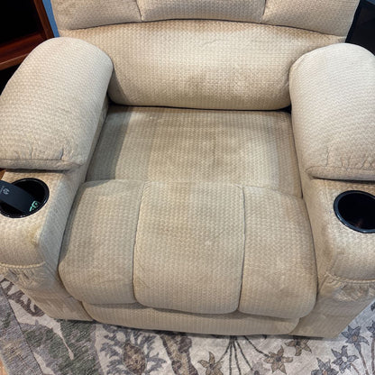 Taupe Power Lift Chair w USB Charging