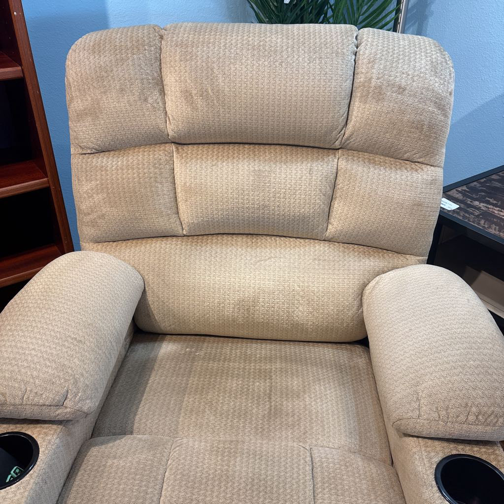 Taupe Power Lift Chair w USB Charging