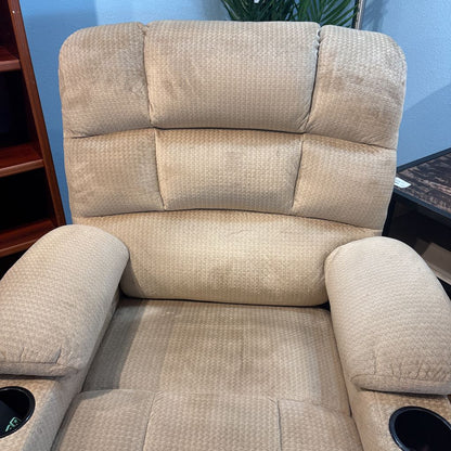 Taupe Power Lift Chair w USB Charging