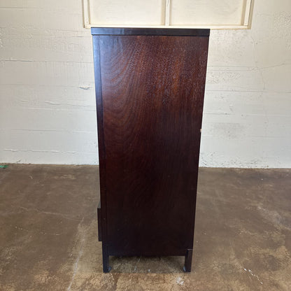 Dark Wood 6 Drawer Dresser