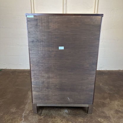 Dark Wood 6 Drawer Dresser