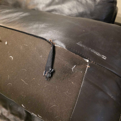 DWR American Leather Albert Black Sectional