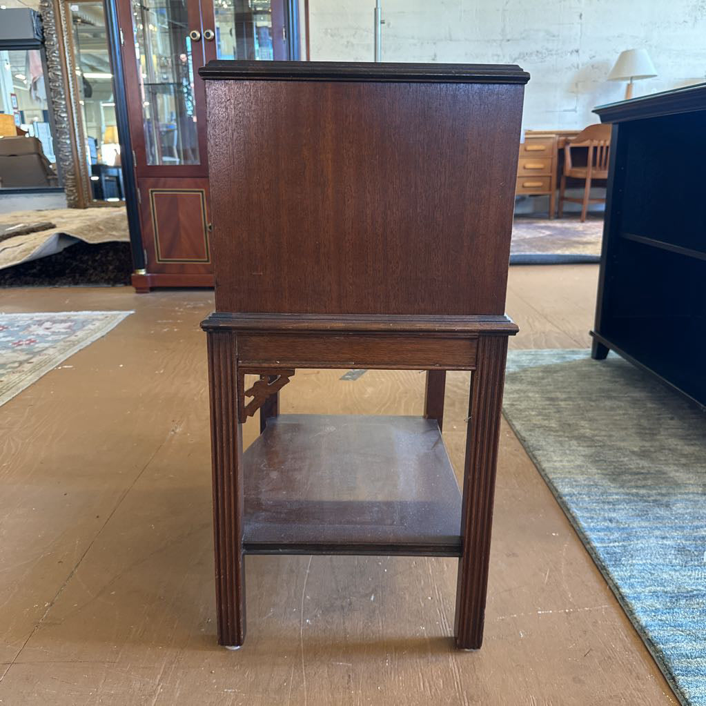 Chippendale Style Serpentine Nightstand