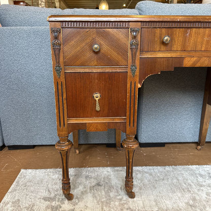 Antique 5 Drawer Vanity Desk