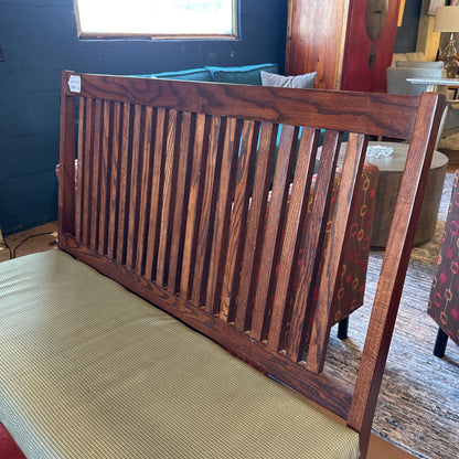 Mission Style Solid Wood Bench