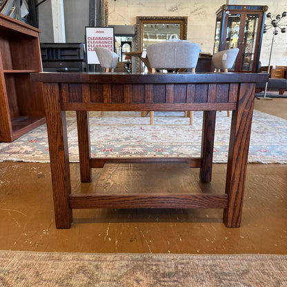 Mission Style Oak Side Table