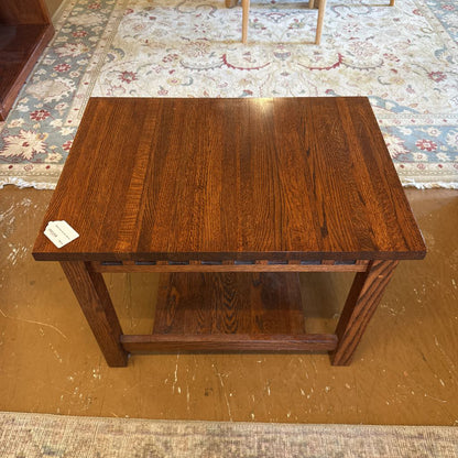 Mission Style Oak Side Table