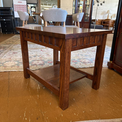 Mission Style Oak Side Table