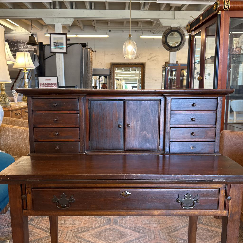Vintage Carlton House Style Writing Desk