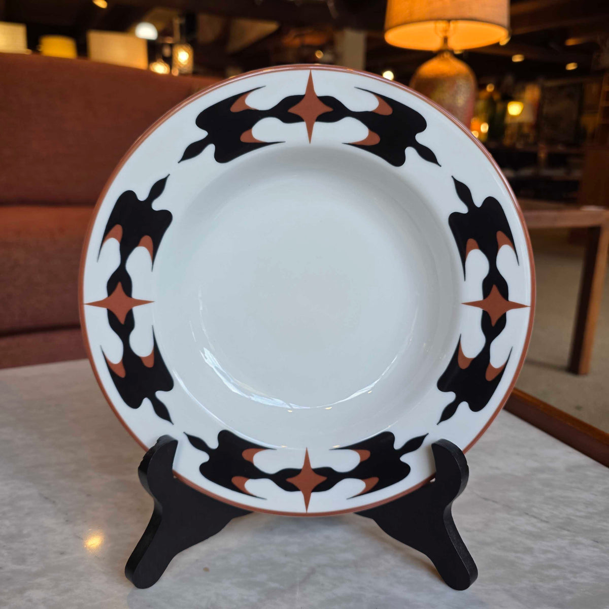 Araquin Designs "Waterbird" Dishware SET--Setting for 4