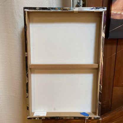 Shiny Canvas Spiderman Art