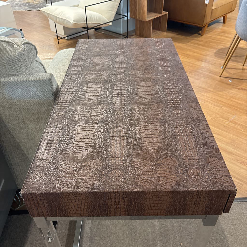Gator Texture 2 Drawer Desk (AS IS)