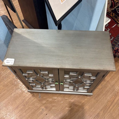Modern Hallway Cabinet w/ Glass Doors
