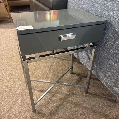 Modern Small Grey Side Table