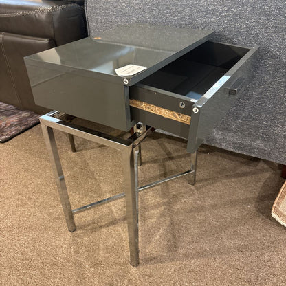 Modern Small Grey Side Table