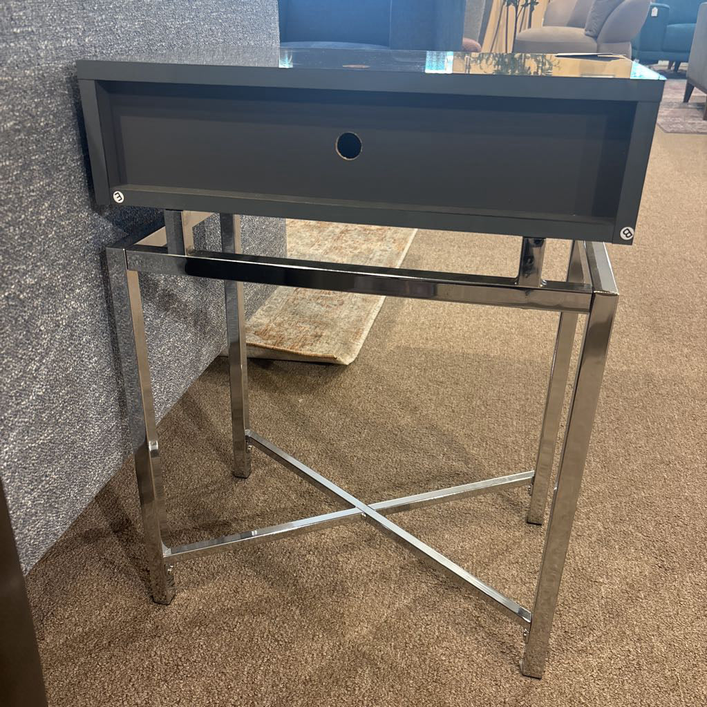 Modern Small Grey Side Table