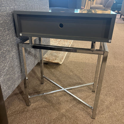 Modern Small Grey Side Table