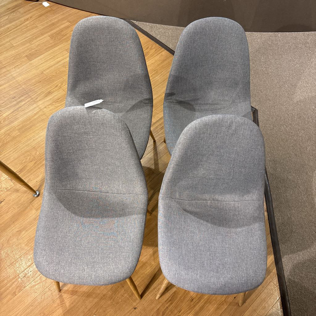 MCM Grey Dining Chair (SET OF 4)