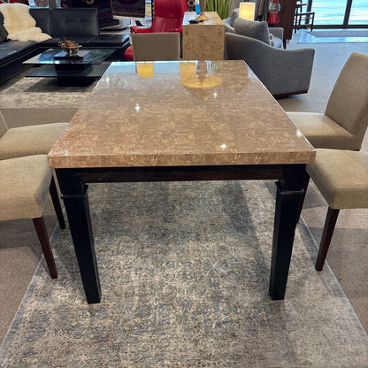 Faux Stone Top Dining Table