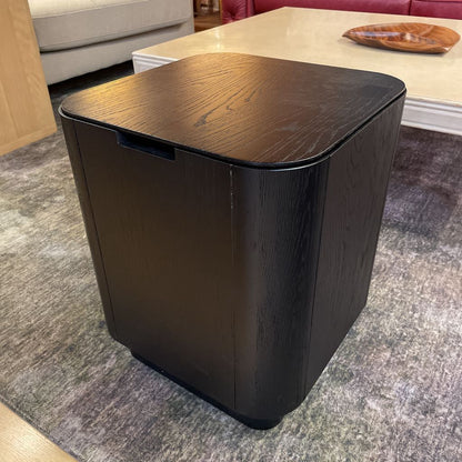 Black Storage Side Table C SIDE TABLES