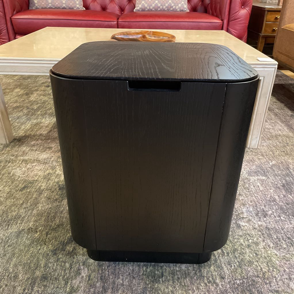 Black Storage Side Table C SIDE TABLES
