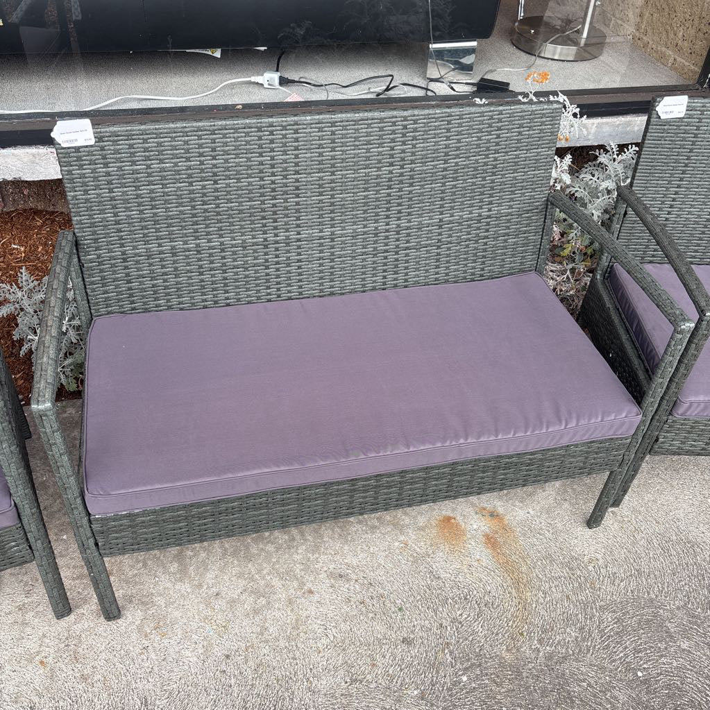 Green Woven Outdoor Sofa U SOFAS